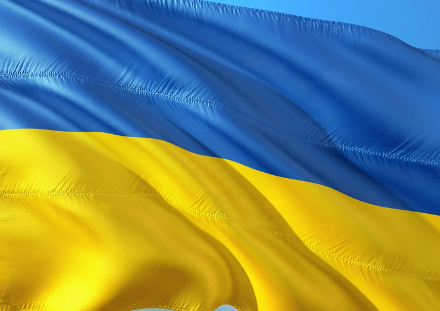 Ukraine Flagge